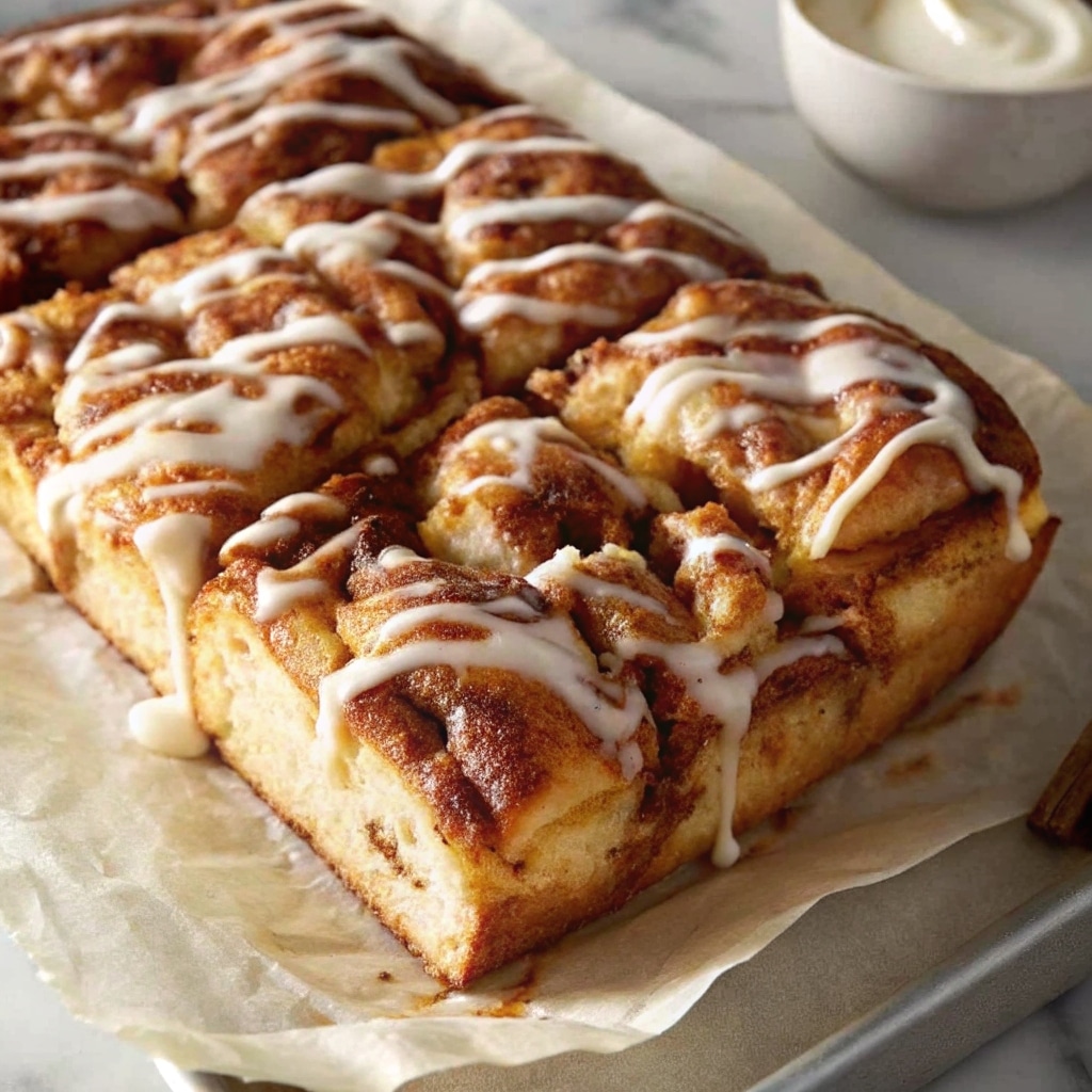 Home 6 Sourdough cinnamon roll focaccia in pan