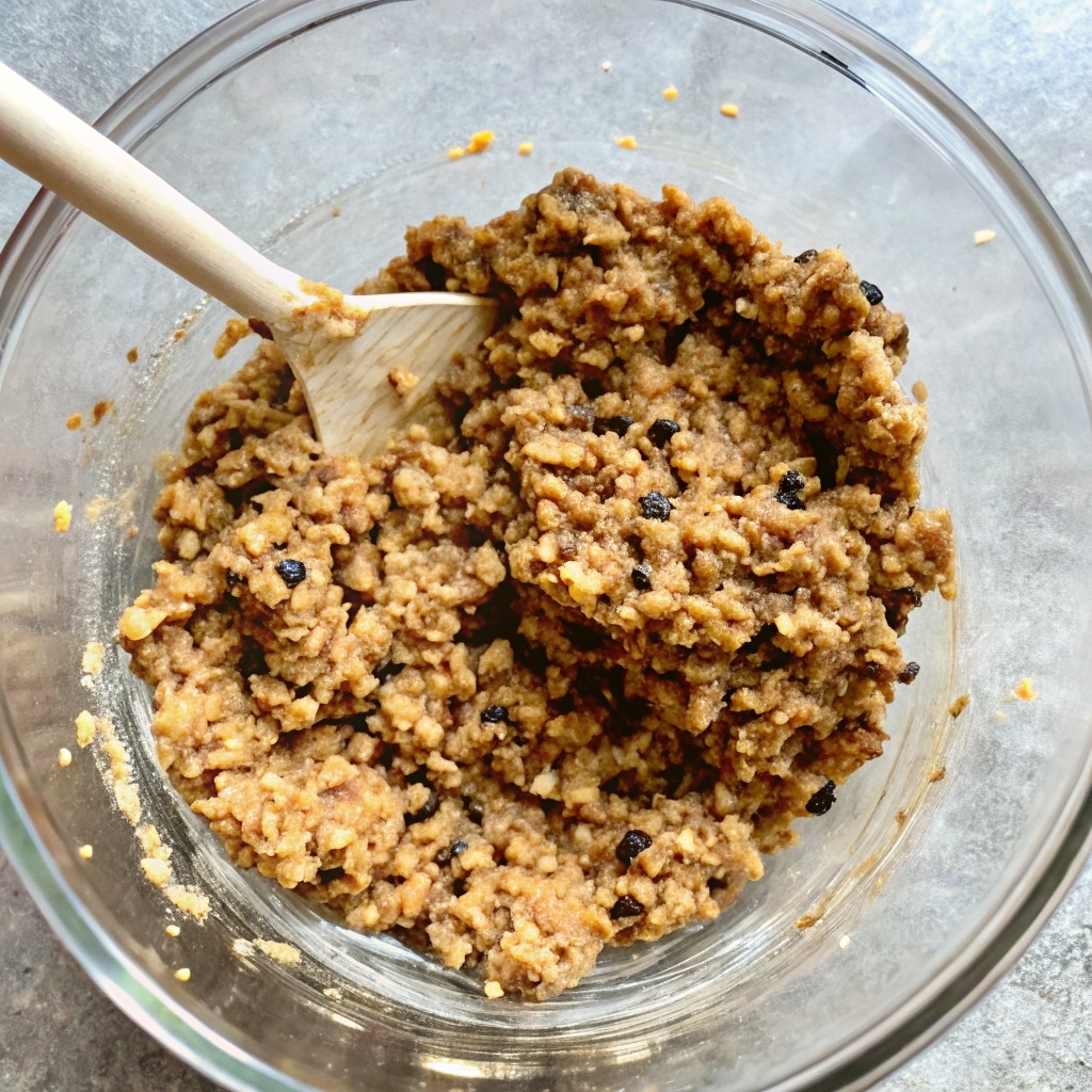 Sourdough Granola Bars That Actually Taste Good 11 Sourdough granola mix pressed in pan