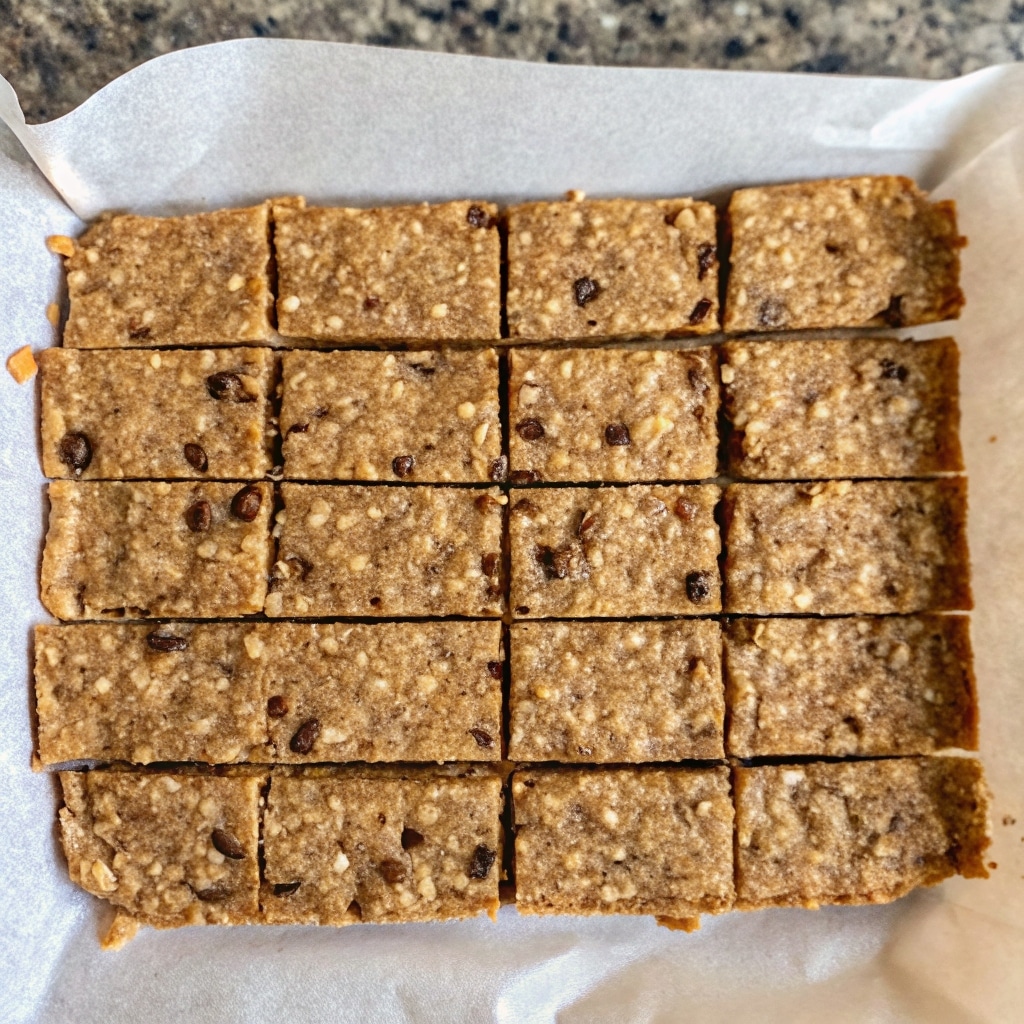 Sourdough Granola Bars That Actually Taste Good 13 Sliced sourdough granola bars served with coffee