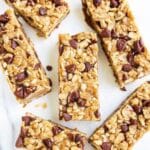 Sourdough Granola Bars That Actually Taste Good 14 Sourdough granola bars stacked CHOKOLATA