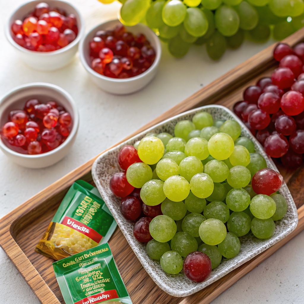 Candied Grapes Recipe That’ll Sweeten Every Bite 9 Candied grapes ingredients laid out