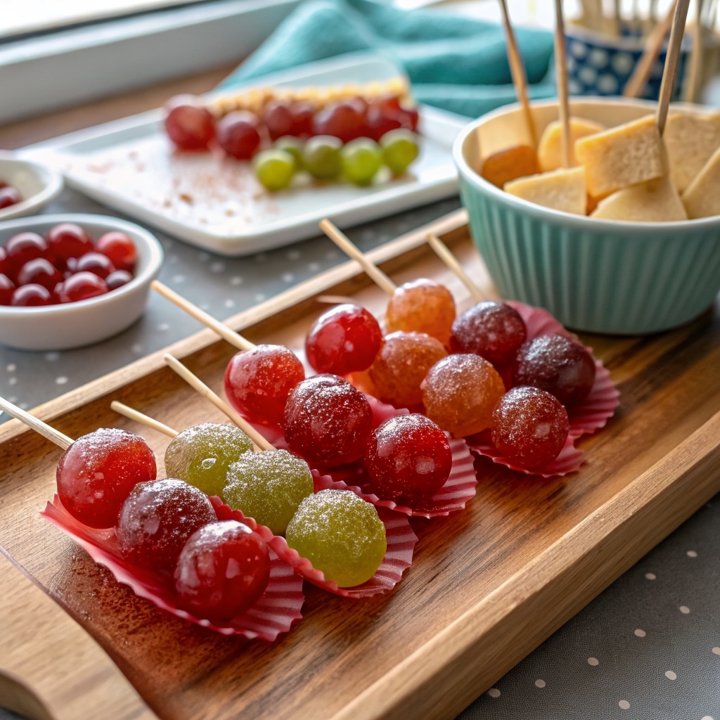 Candied Grapes Recipe That’ll Sweeten Every Bite 11 Candied grapes on charcuterie board